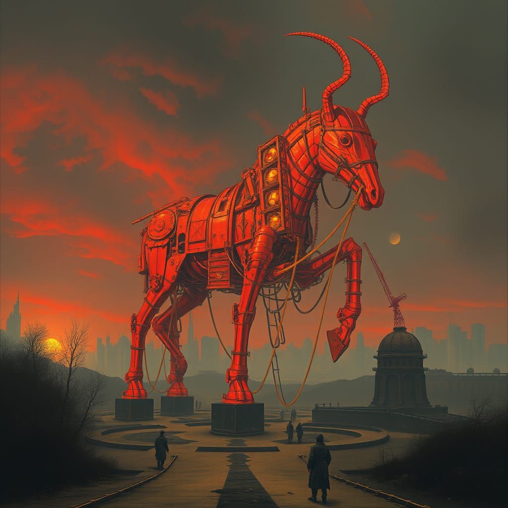 Bekinski's Futuristic Urban Megastructure