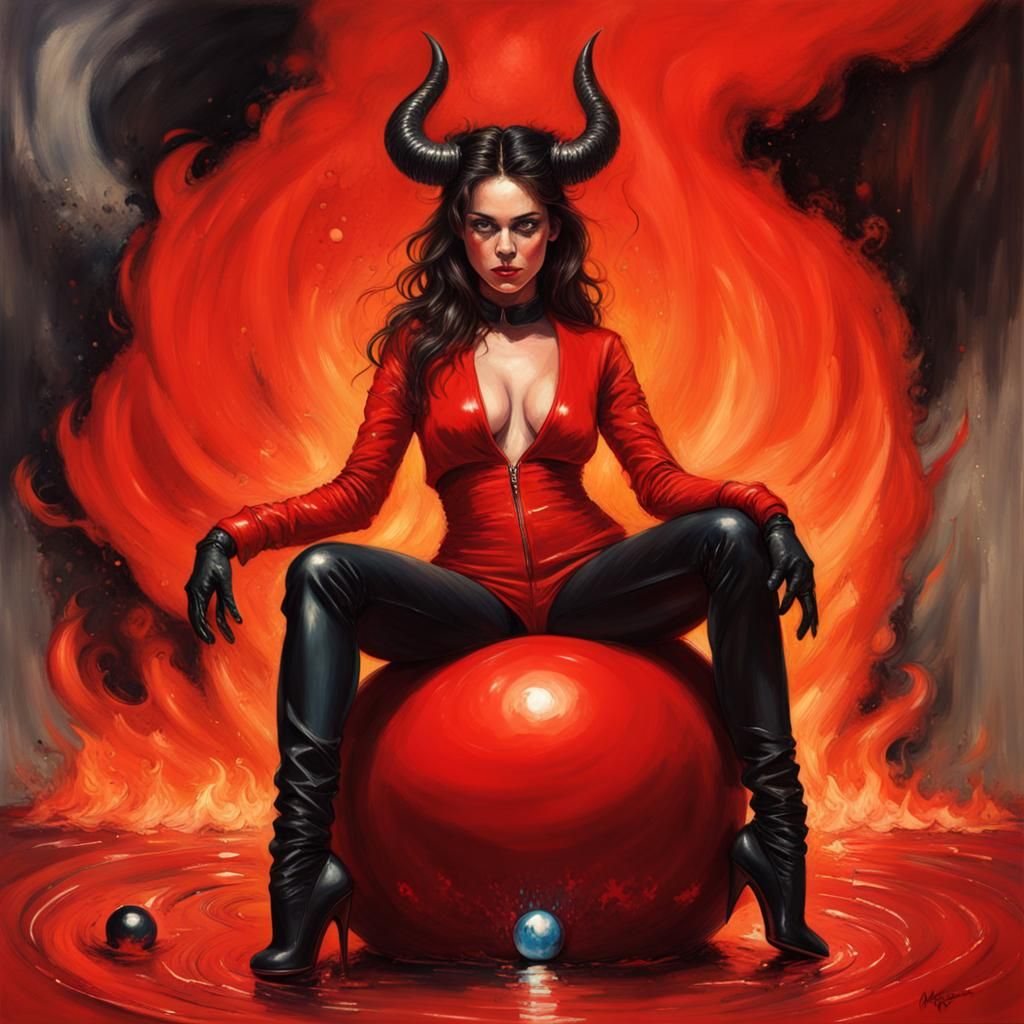 She a bad lil b**** she the devil