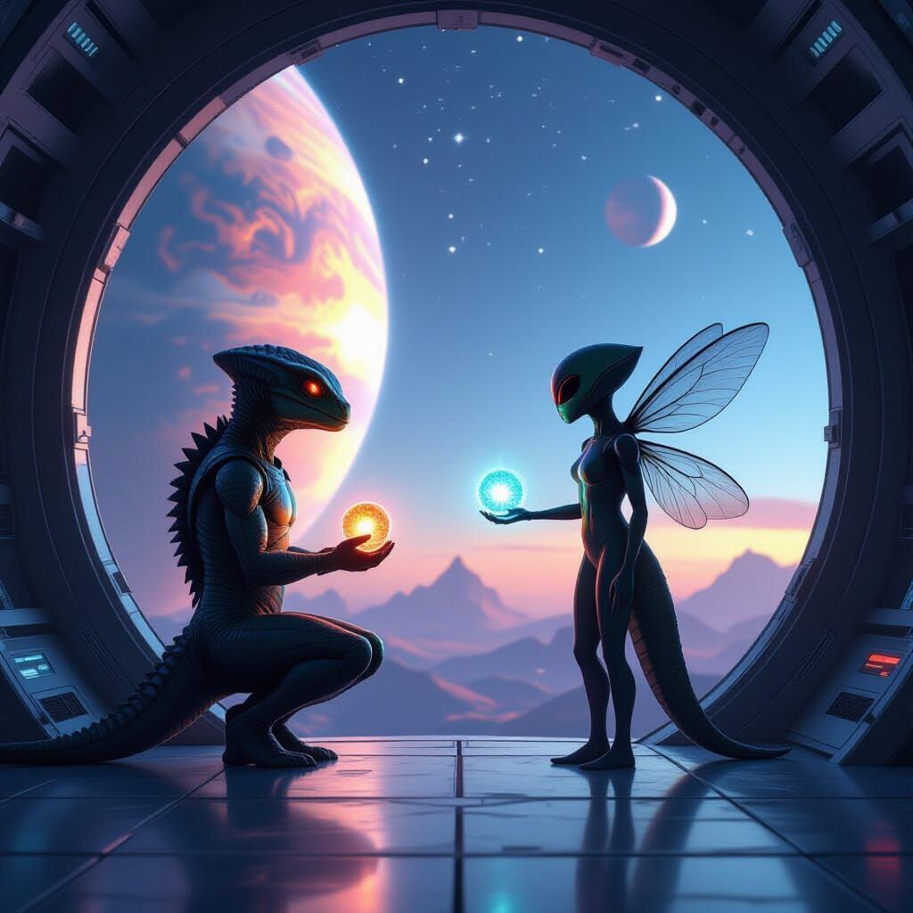 Intergalactic Diplomacy on a Space Station