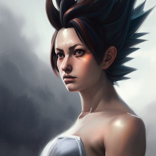 Soviet Super Saiyan in Caravaggio Style
