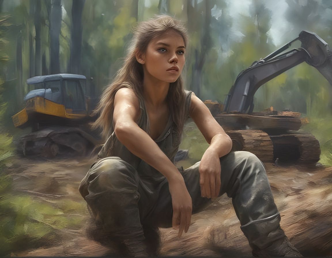 Lush Jungle Scene Generated by AI