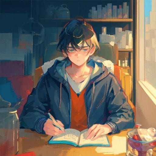 AI Generated Image of Sleepiness