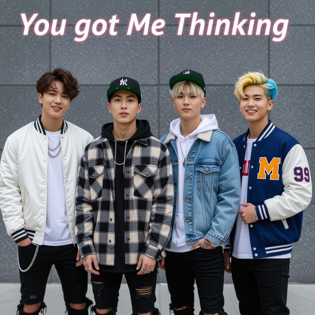 Urban Soft-Boy Band Sings in Golden Light