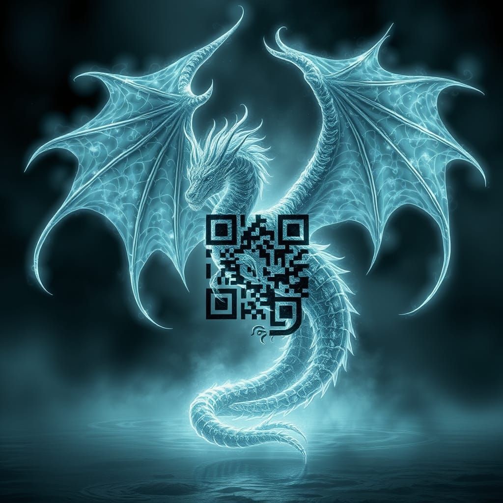 QR coded dragon