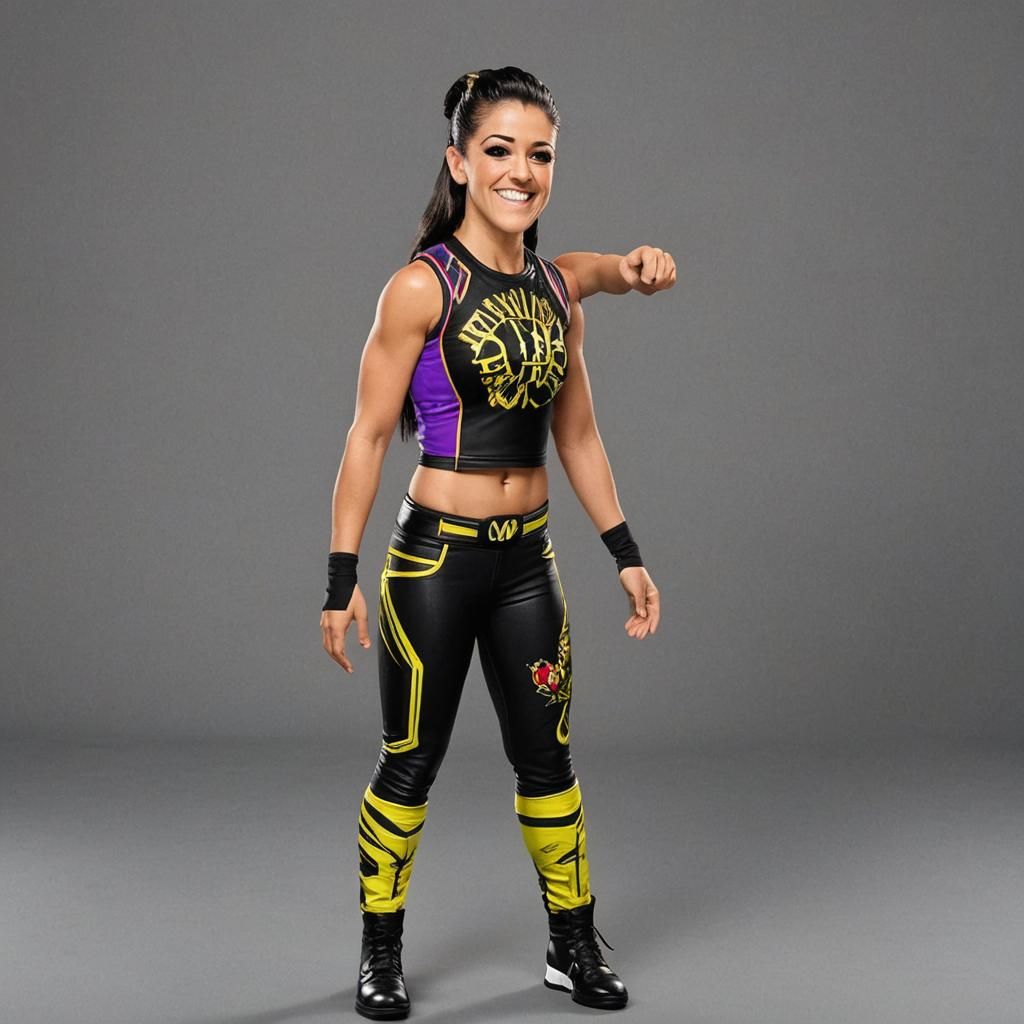 WWE Bayley Digital Art