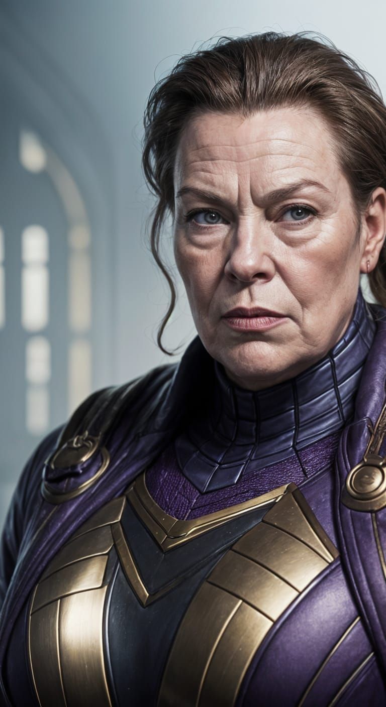 Pamela Ferris as Thanos...