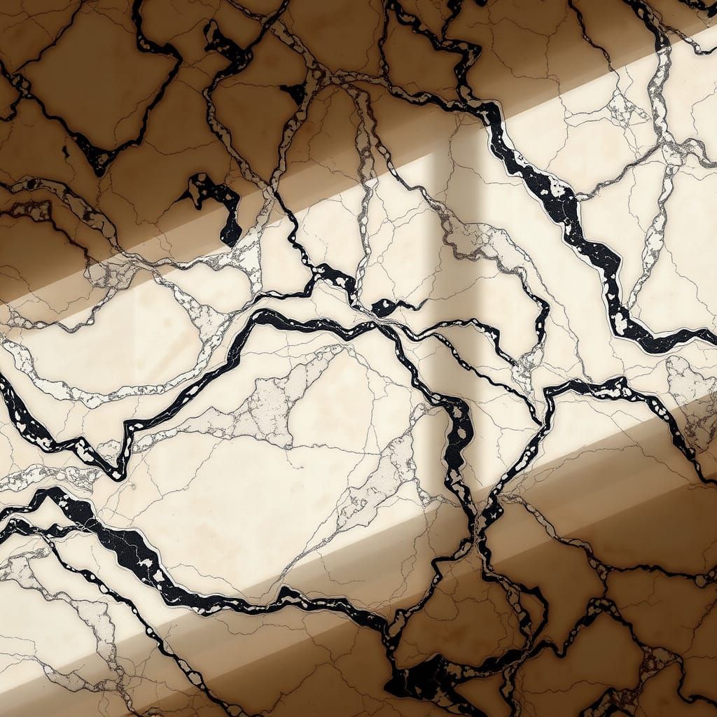 Abstract Marble Patterns in Op Art Style