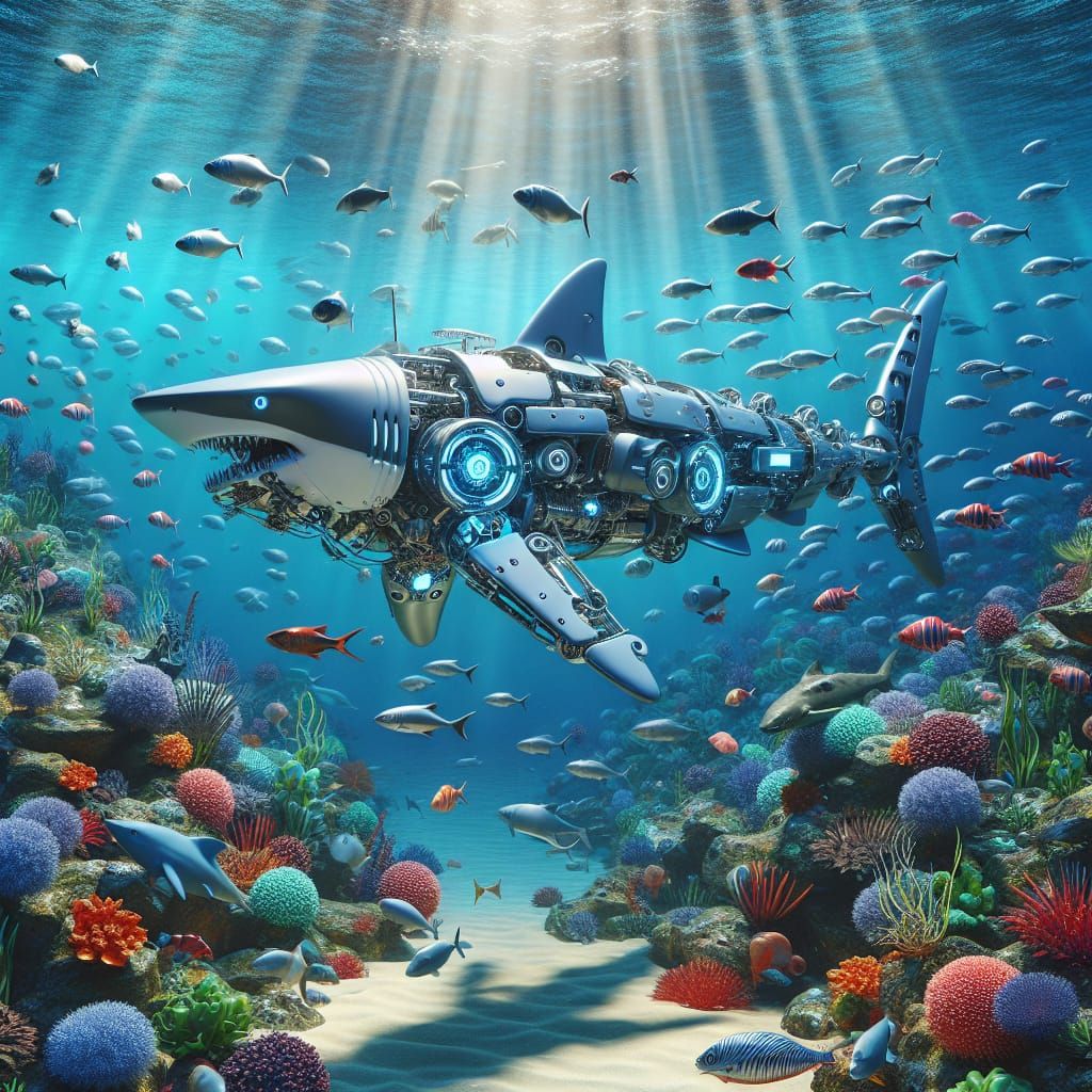 Robo shark