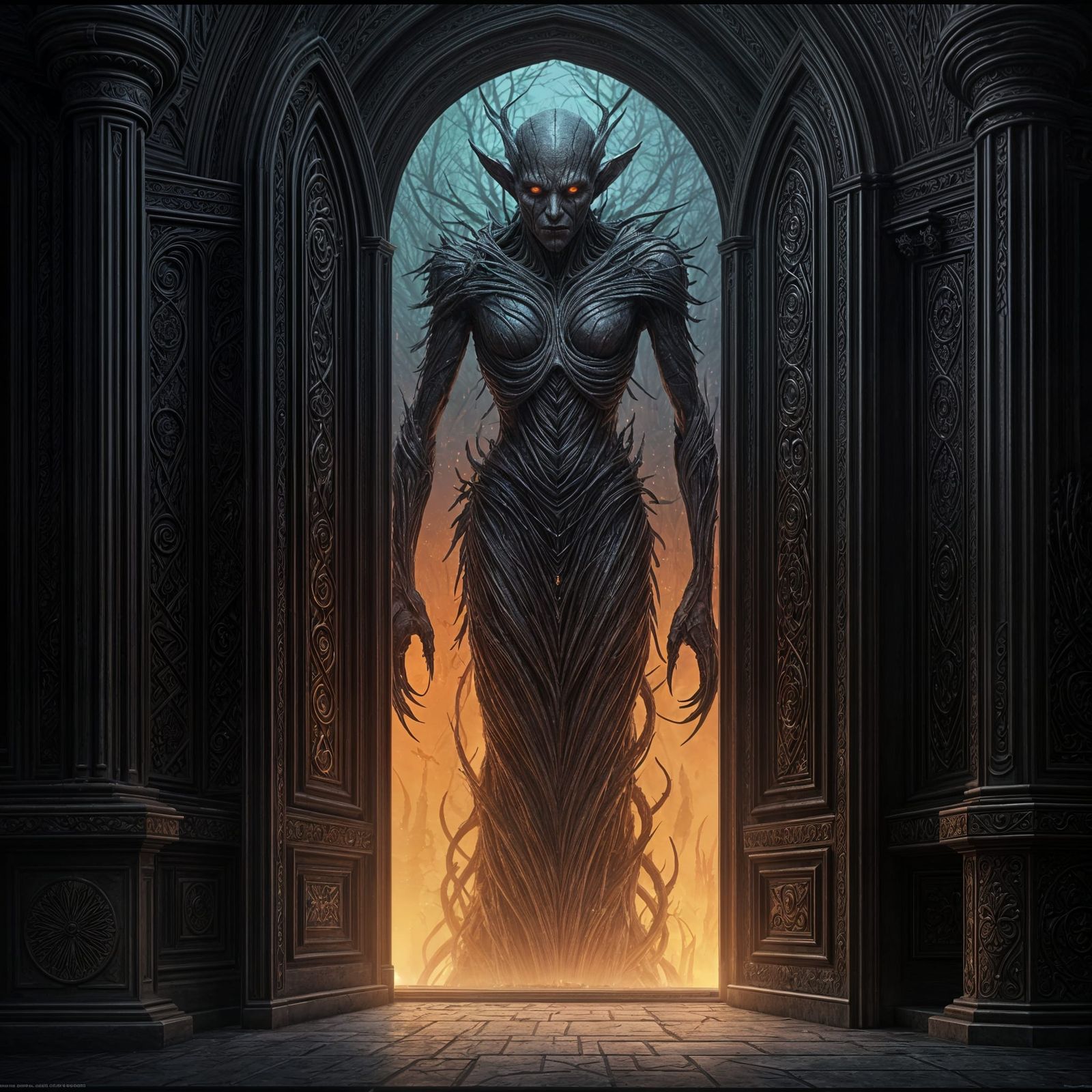 Malevolent Fey Gentry in Netherworld Entryway