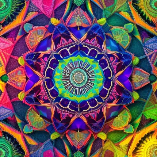 Yarn Mandala