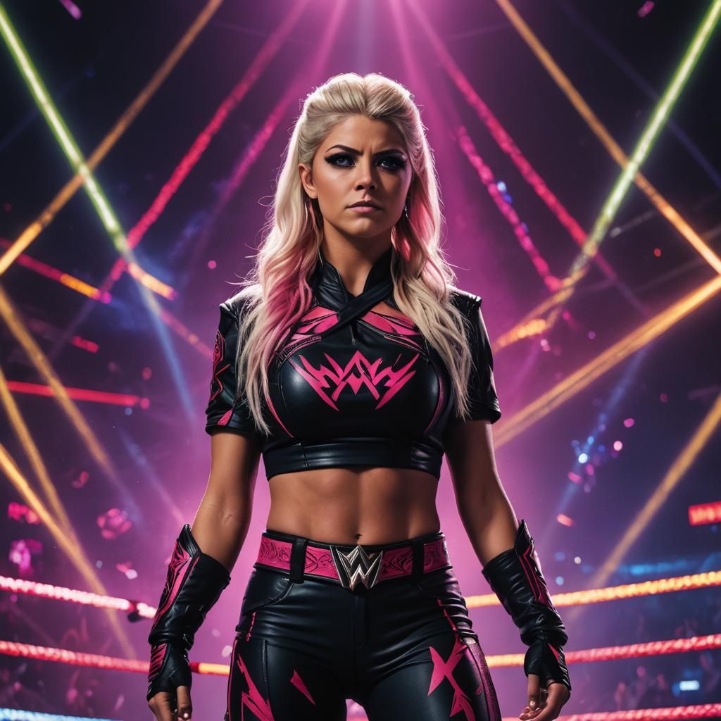 Alexa Bliss as Natalia in a Fantasy Arena