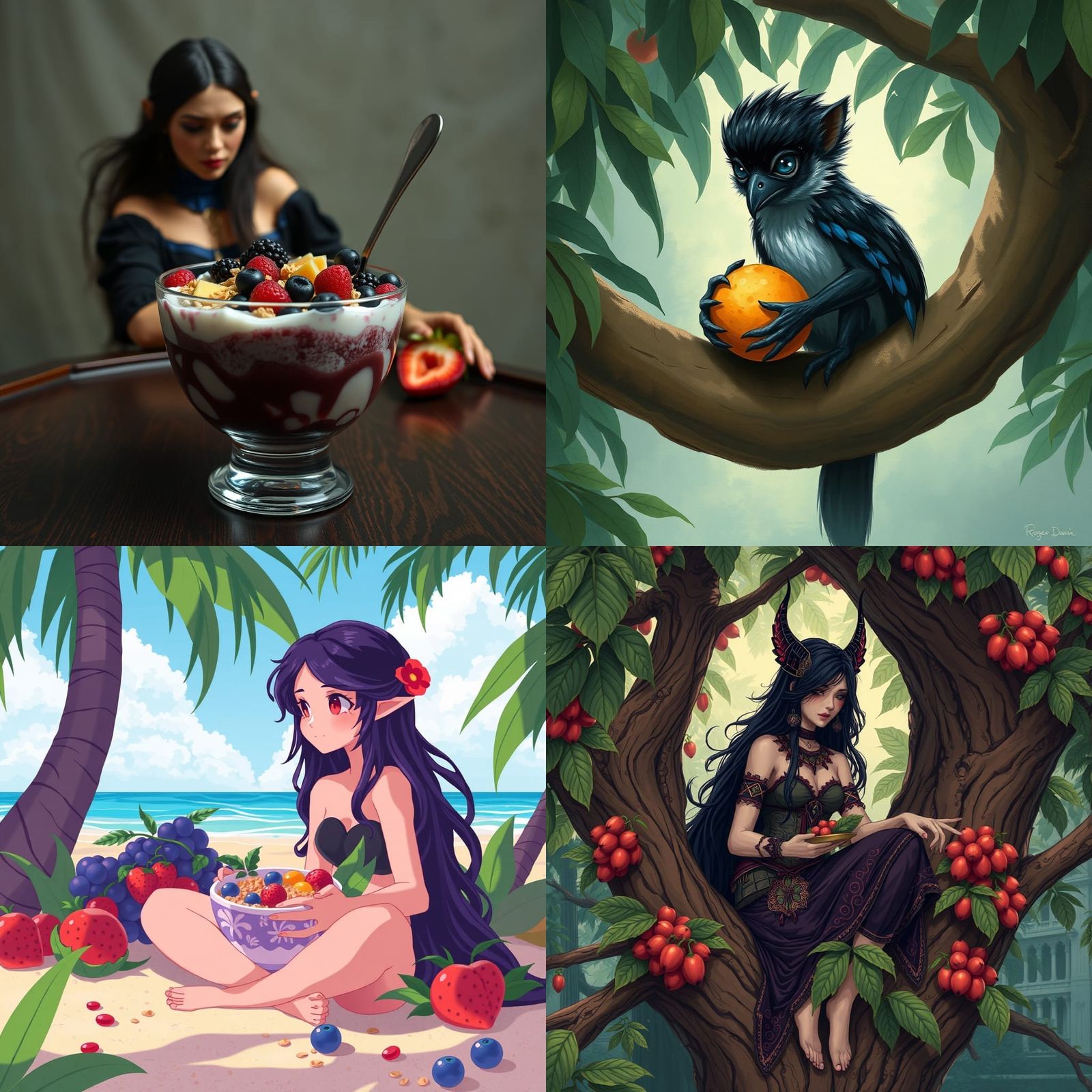 Raven and Açaí: Teen Titans Themed Image