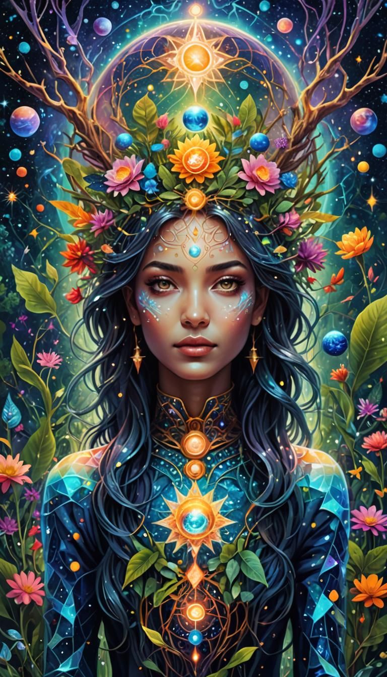 Connecting Soul to Nature: Cosmic Illustration