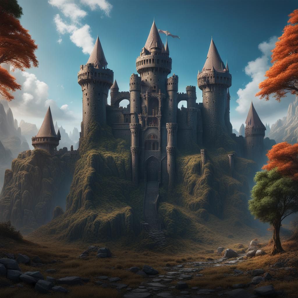 Fantastical Castle Grayskull Concept Art