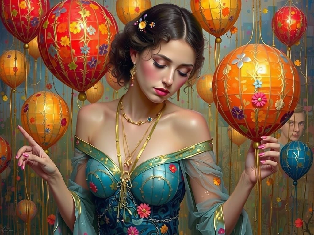 Dynamic Action Scene in Futuristic Style