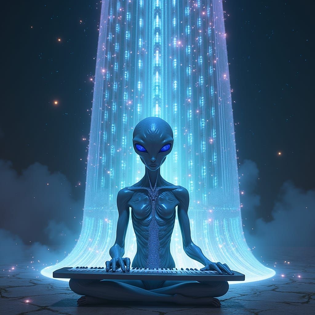 Extraterrestrial Musician at the Tower of Eternity