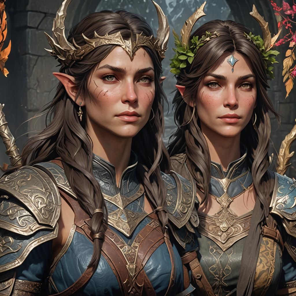 Hyperdetailed Skyrim Character Portrait in Unreal Engine 5