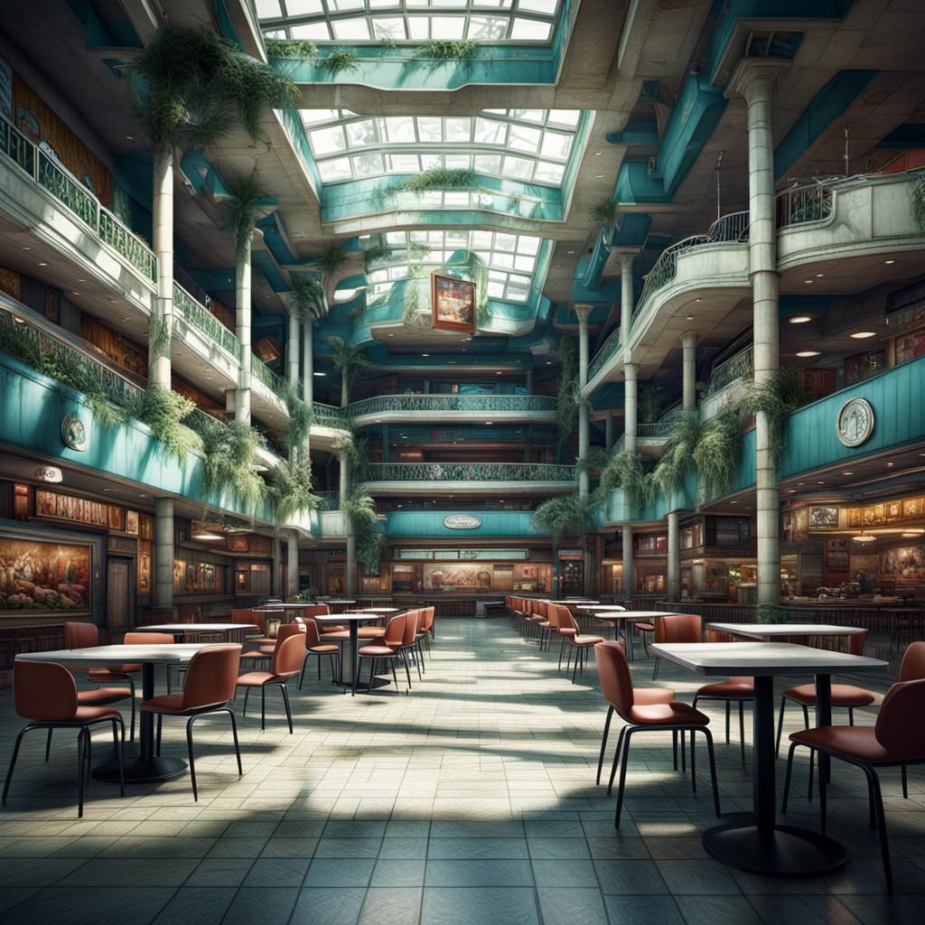 abandoned shopping mall