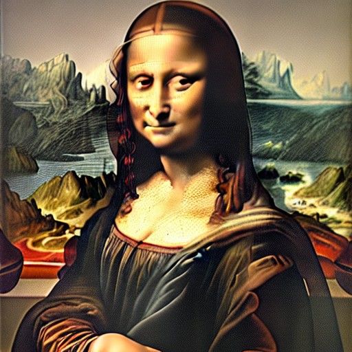 Mona Lisa Oil Painting by James Gurney