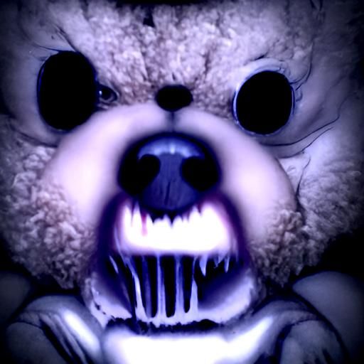 Scary Teddy Bear Image