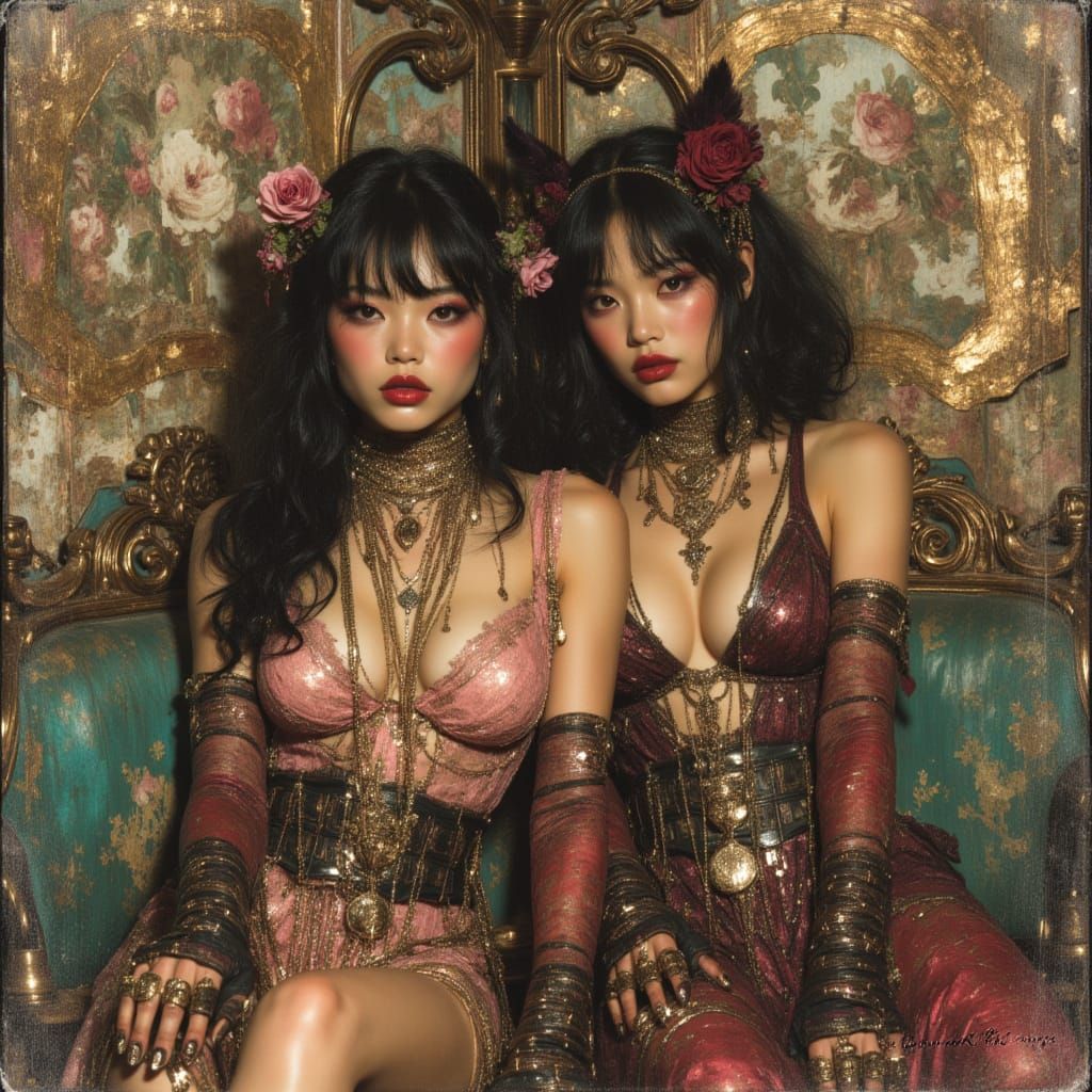 Surrealist Geo Nouveau Portrait