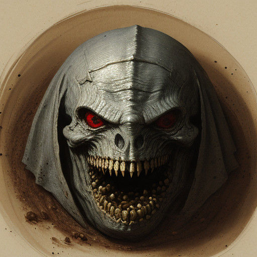 Grotesque Hummus Creature Emerges from Bowl