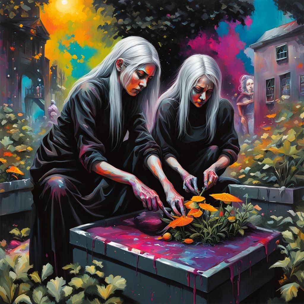 Witches' Graffiti Garden of Black Dahlias