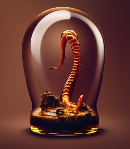 Xenomorph Encased in Amber: Hyperrealistic National Geograph...