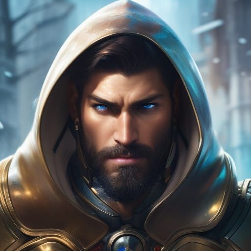 Fantasy Legionnaire Portrait in Hyperrealistic Style