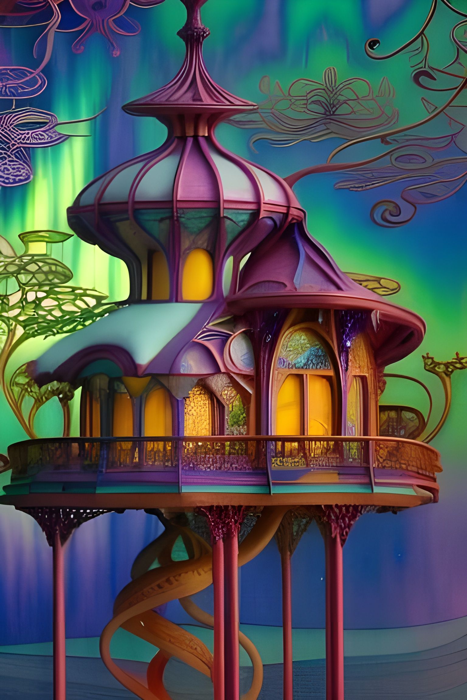 Claymation Wonka Treehouse