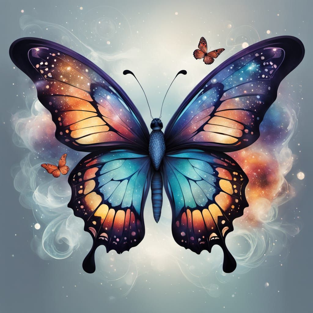 Cosmic Dream Butterfly Guardian of Dreams