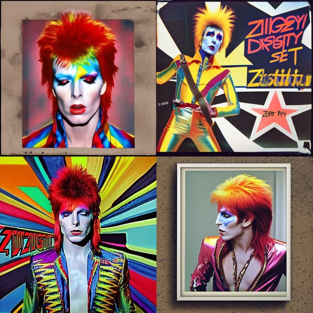 AI Interpretation of Ziggy Stardust