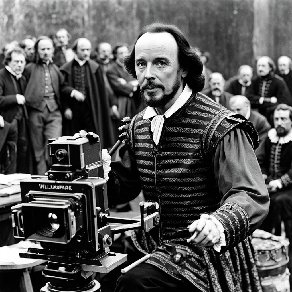 William Shakespeare Directing A Movie