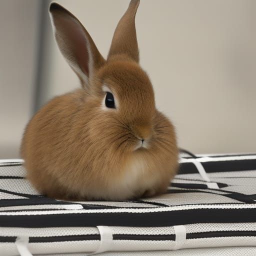 Cute and Fluffy Bunny Rabbit Image