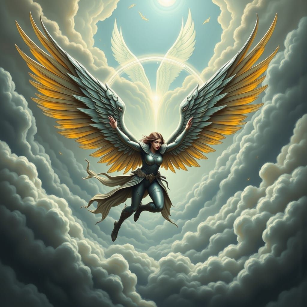 Ethereal Wingspan in Dynamic Flight