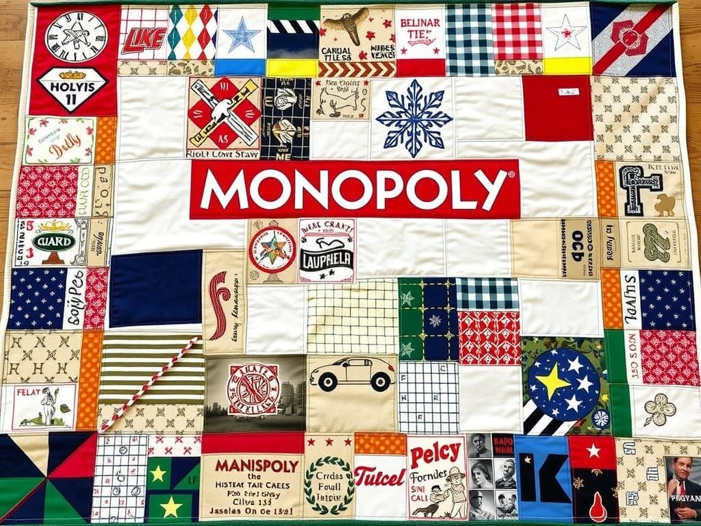 Patchwork Monopoly Board