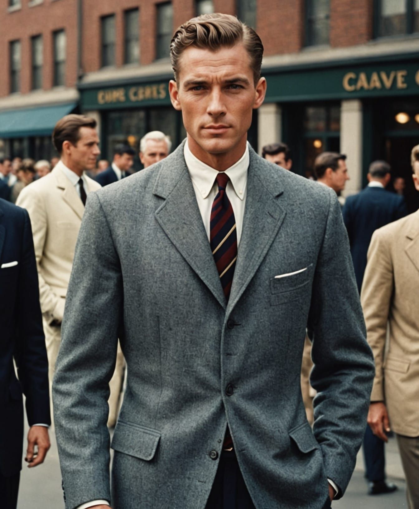 Men's Postwar Fashion: Tailored 1950s Style
