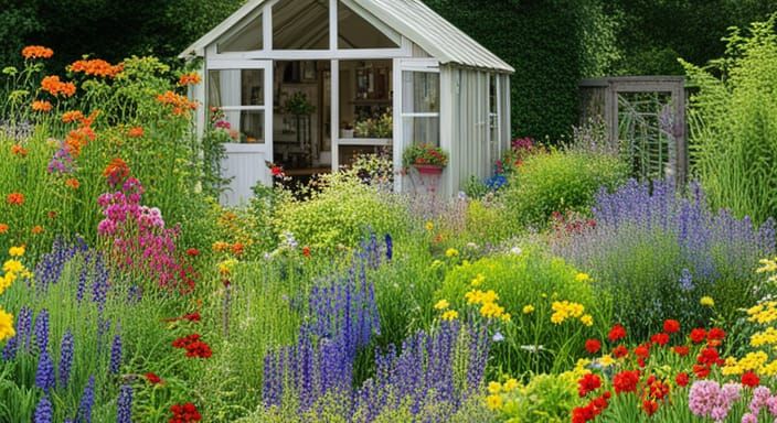 Hyperdetailed Garden with Dynamic Lighting in Unreal Engine