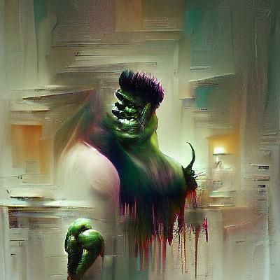 Sinister Hulk: Dark Fantasy Illustration