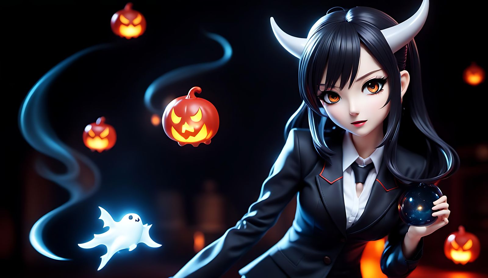 Anime Devil Lecturing Ghosts, Manga Style