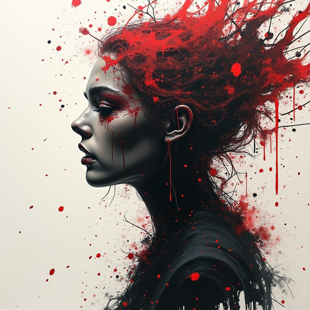 Grimdark Fantasy Art in a Bleak, Gothic Style