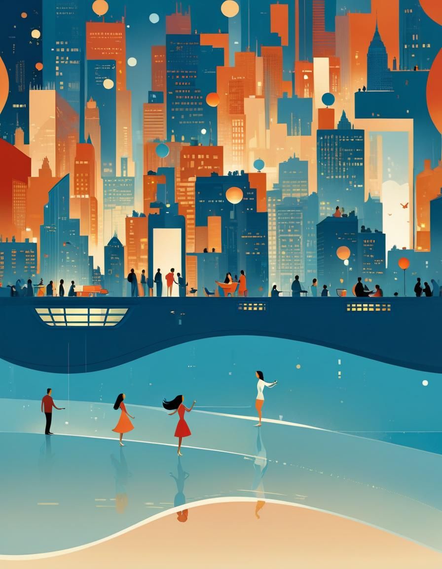 Digital Illustration of Unity, Cel-Shaded Style