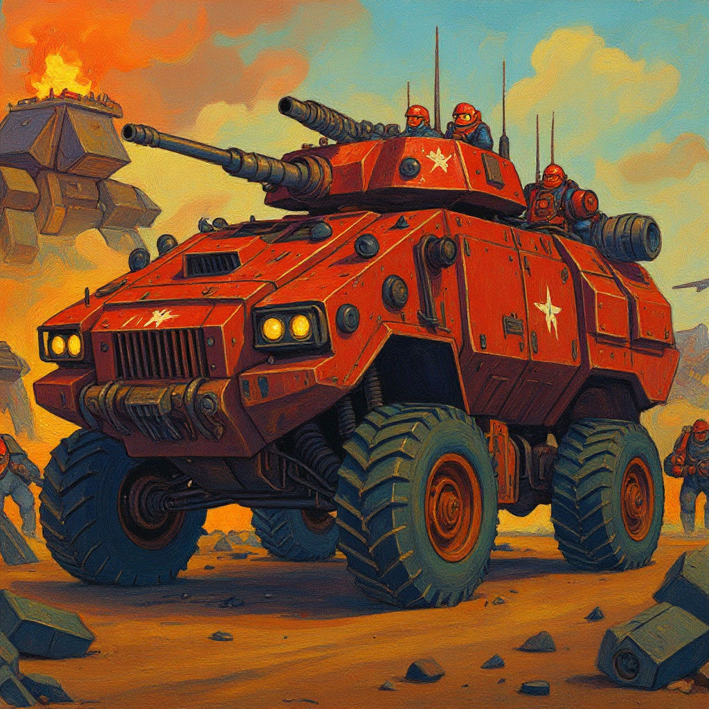 Tauros Armored Vehicle from Warhammer 40k