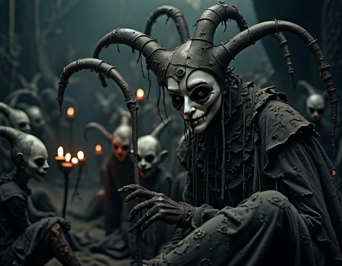 Lucifer's jester in hell