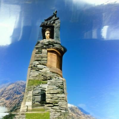 Glenfinnan Monument in Scotland