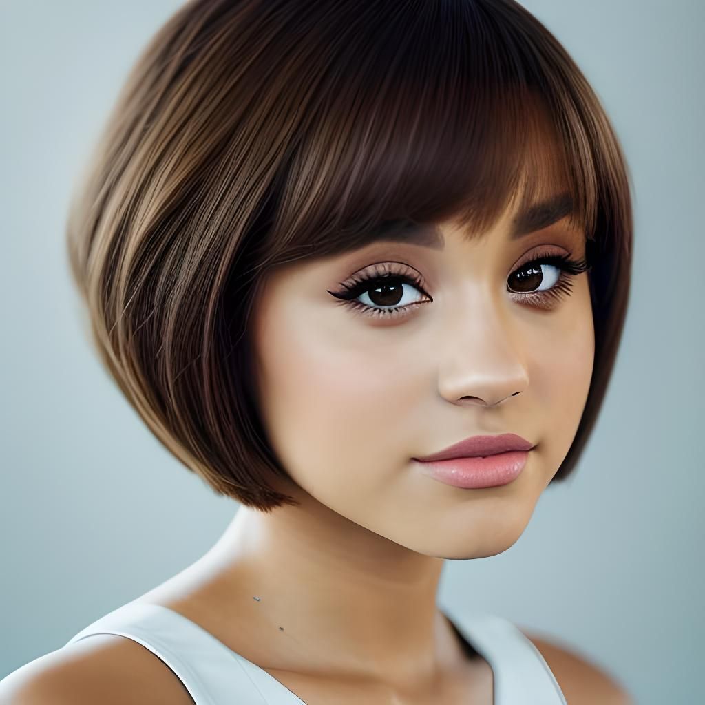 Ariana Grande's New Brown Bob, Professional Photo