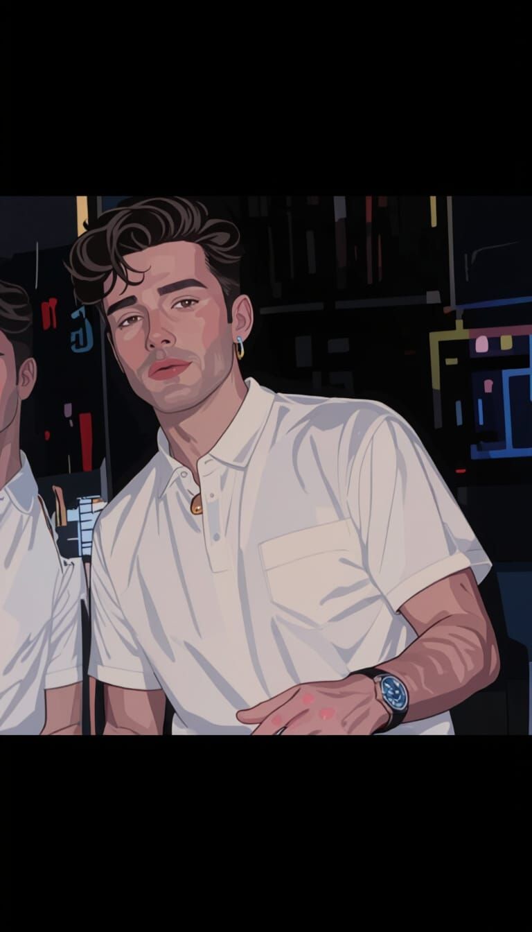 Neon Nightlife: A Hed Kandi Illustration