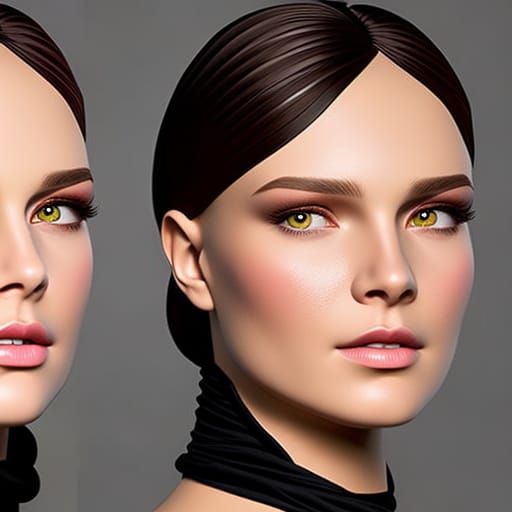 White Horse Mandala by River, Digital Illustration