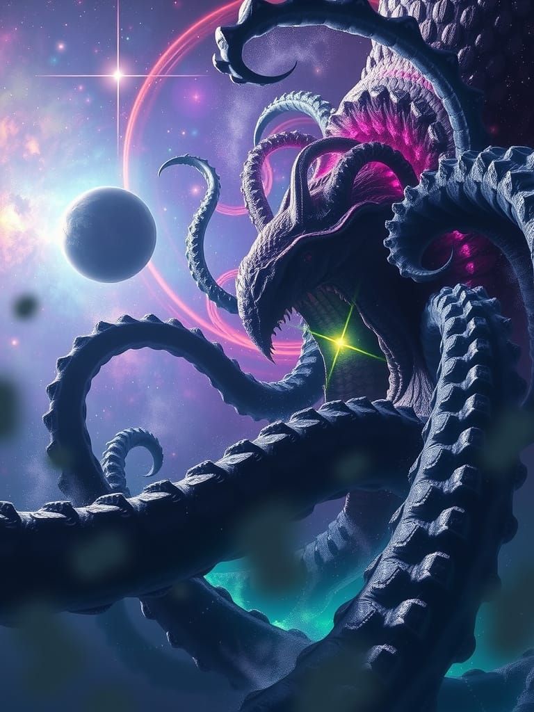 Cosmic Kraken Attacks Shattered Planet