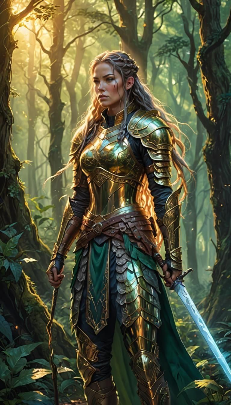 Hongtae Warrior Digital Portrait